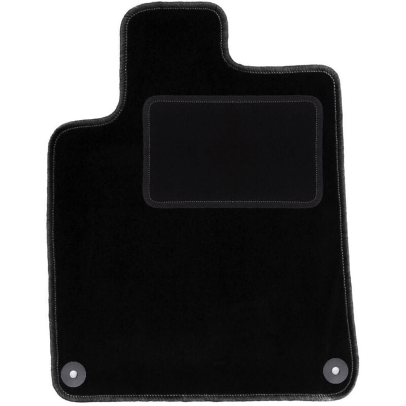 Tapis conducteur noir pour : Peugeot 407 coupé, berline, break, SW (2004-2011)