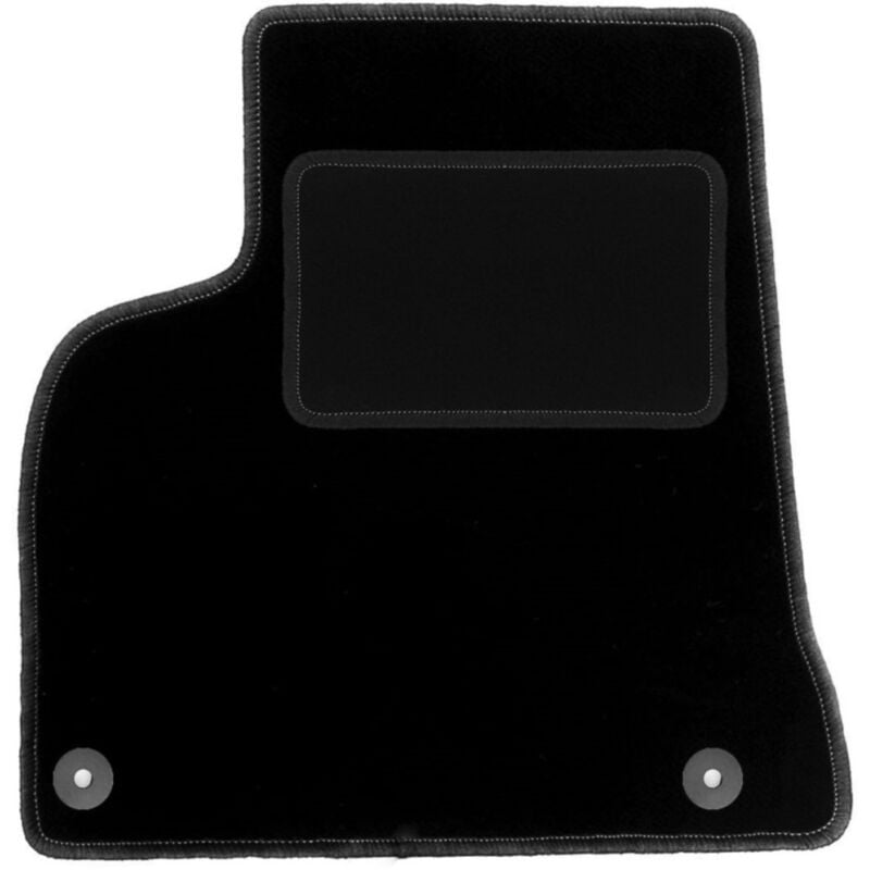 Tapis conducteur noir pour Peugeot 5008 I 7 places (2009-2017)