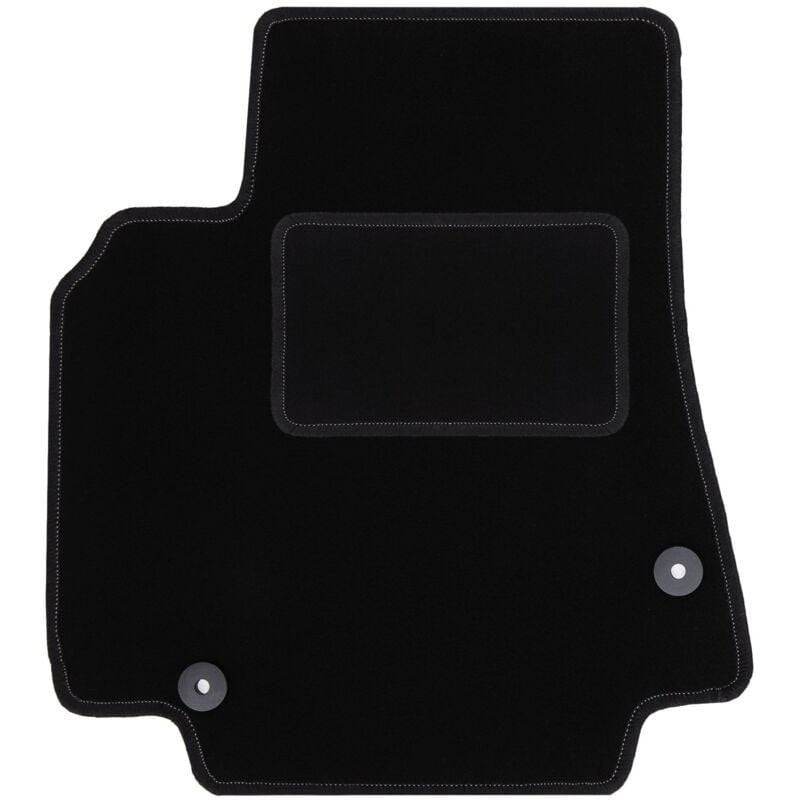 Tapis conducteur noir pour : Peugeot Partner II combivan, Tipi, 5 places (2008-2018)