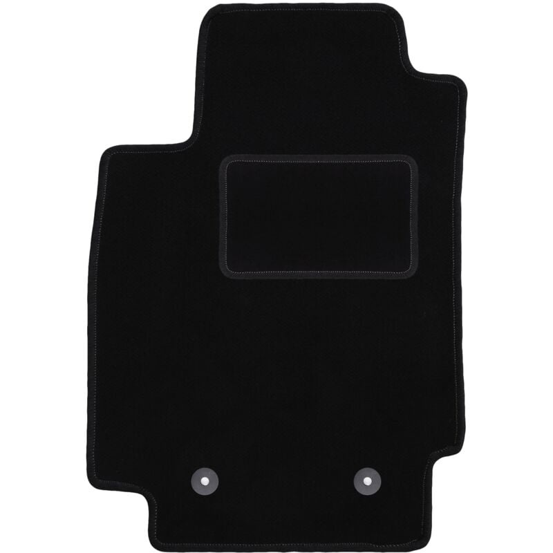 Tapis conducteur noir pour : Renault Captur SUV (2013-2019)