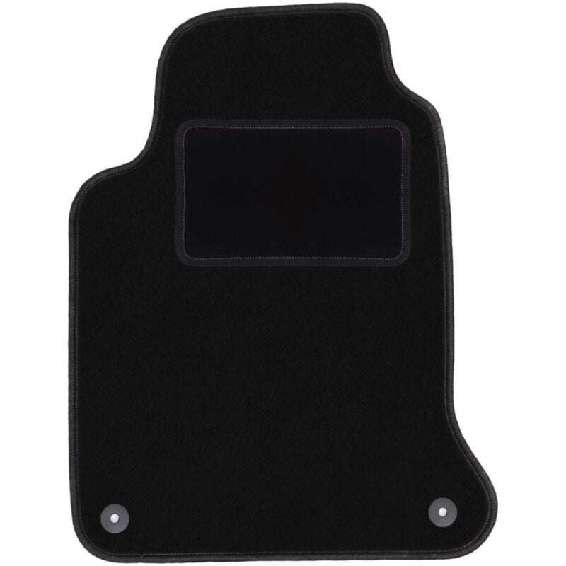 Tapis conducteur noir pour : Renault Laguna II break, liftback (2001-2007)