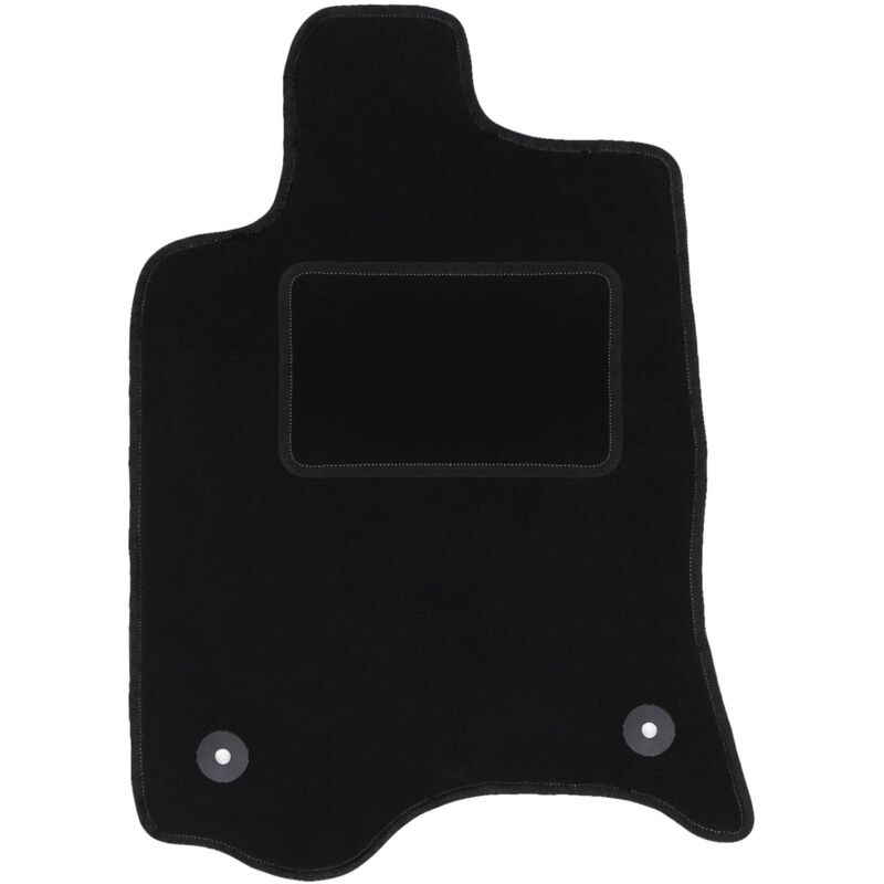 Tapis conducteur noir pour : Renault Laguna II break, liftback (2001-2007)