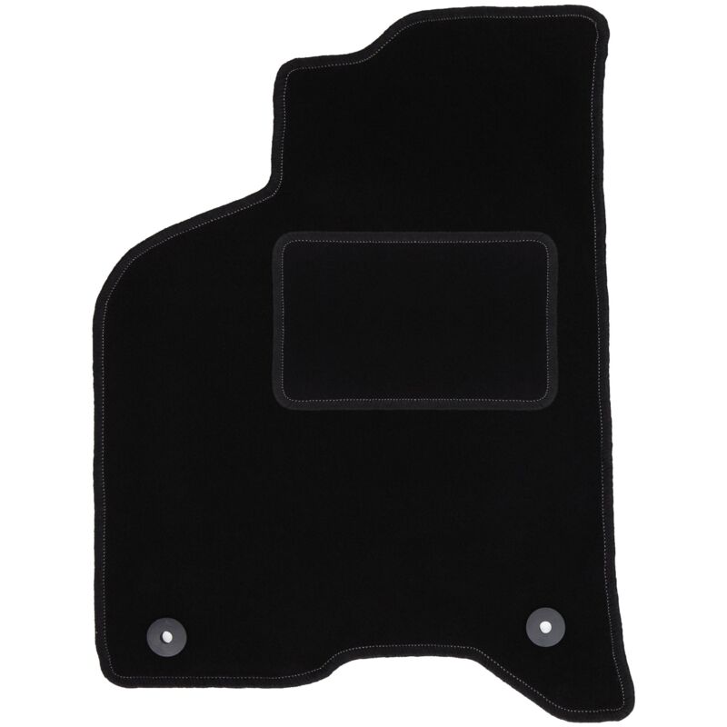 Tapis conducteur noir pour : Seat Arosa à hayon (1997-2005)