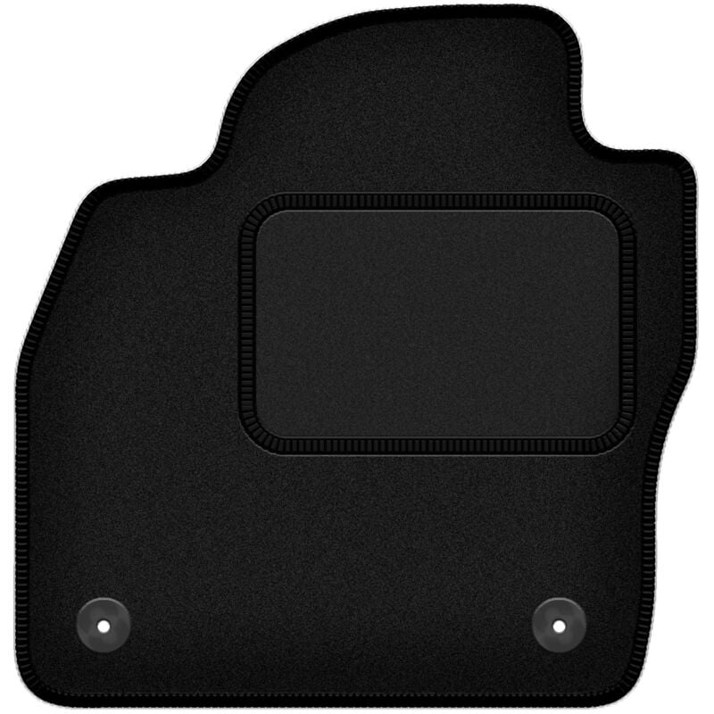 Tapis conducteur noir pour : Seat Ibiza V à hayon (2017-)