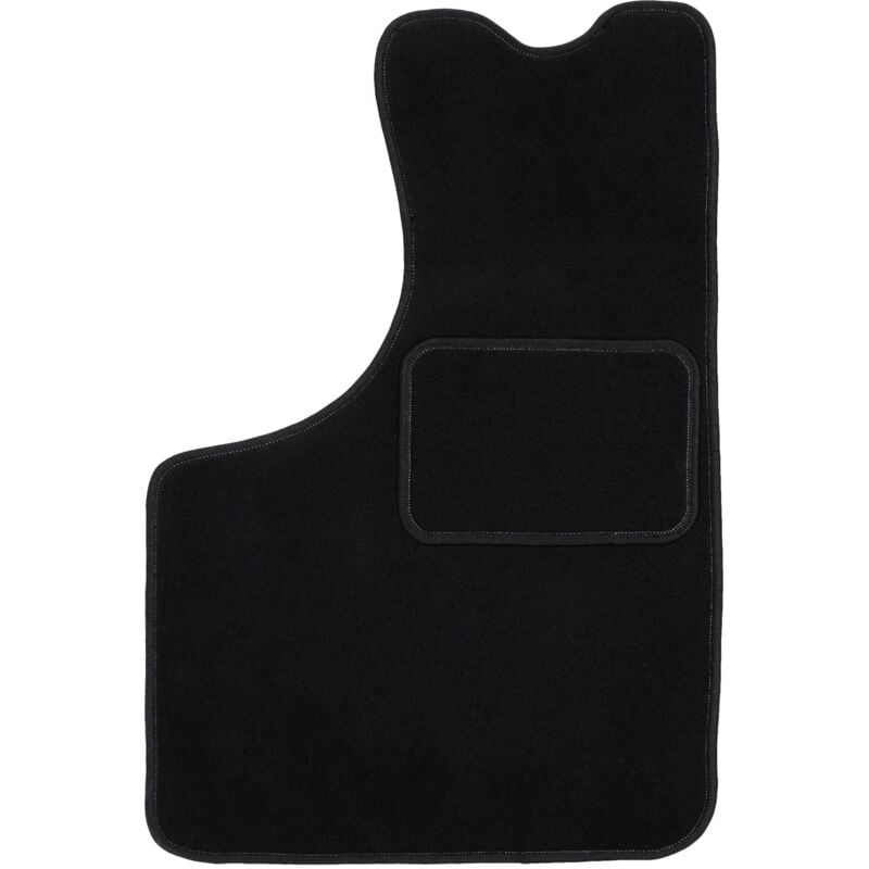 Tapis conducteur noir pour : Skoda 105 / 120 / 130 berline (1976-1990)