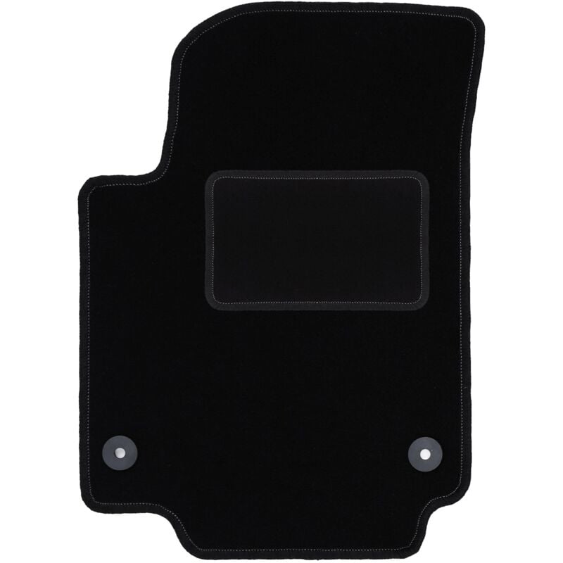 Tapis conducteur noir pour : Skoda Citigo hayon (2011-)
