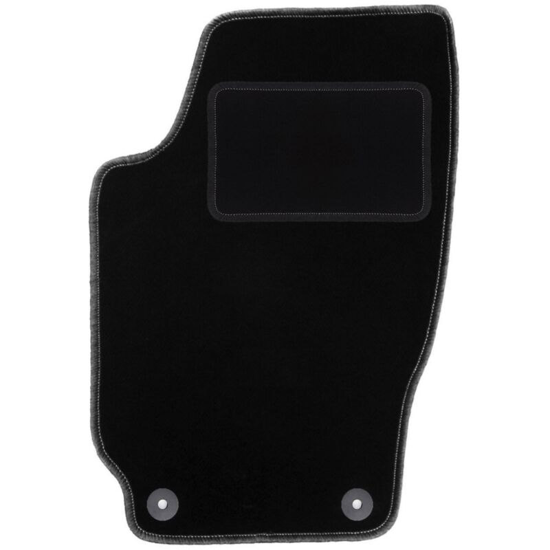 Tapis conducteur noir pour : Skoda Fabia I à hayon, berline, break (1999-2007)