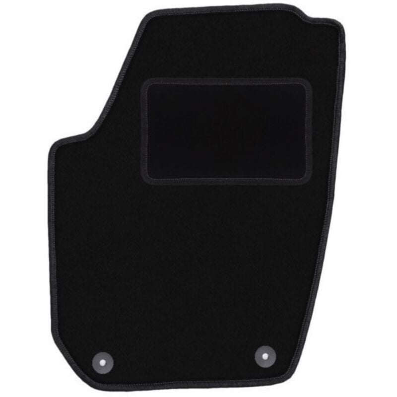 Tapis conducteur noir pour Skoda Fabia II à hayon, break (2007-2014)