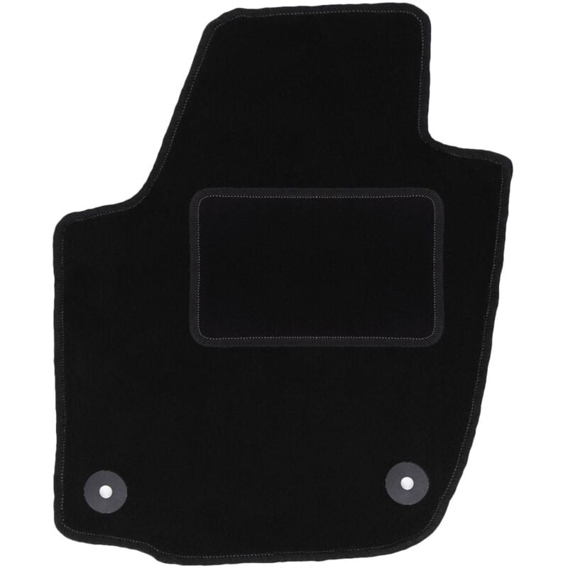 Tapis conducteur noir pour : Skoda Rapid liftback, berline, spaceback, break (2013-2019)