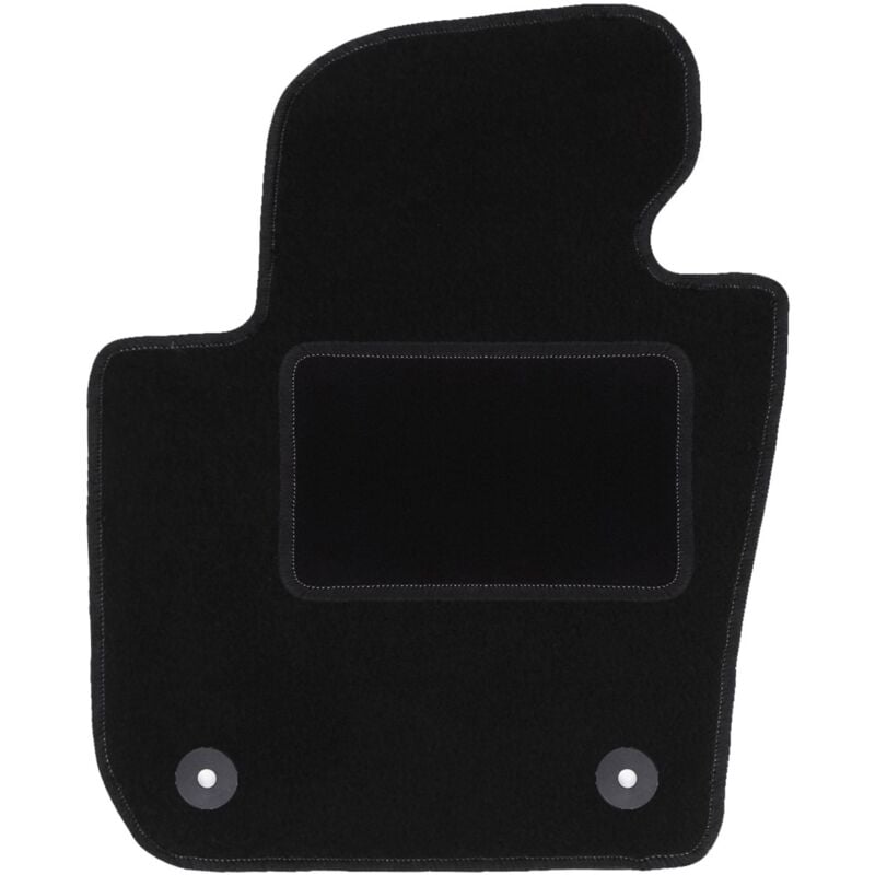 Tapis conducteur noir pour : Skoda Superb II berline, break (2008-2015)