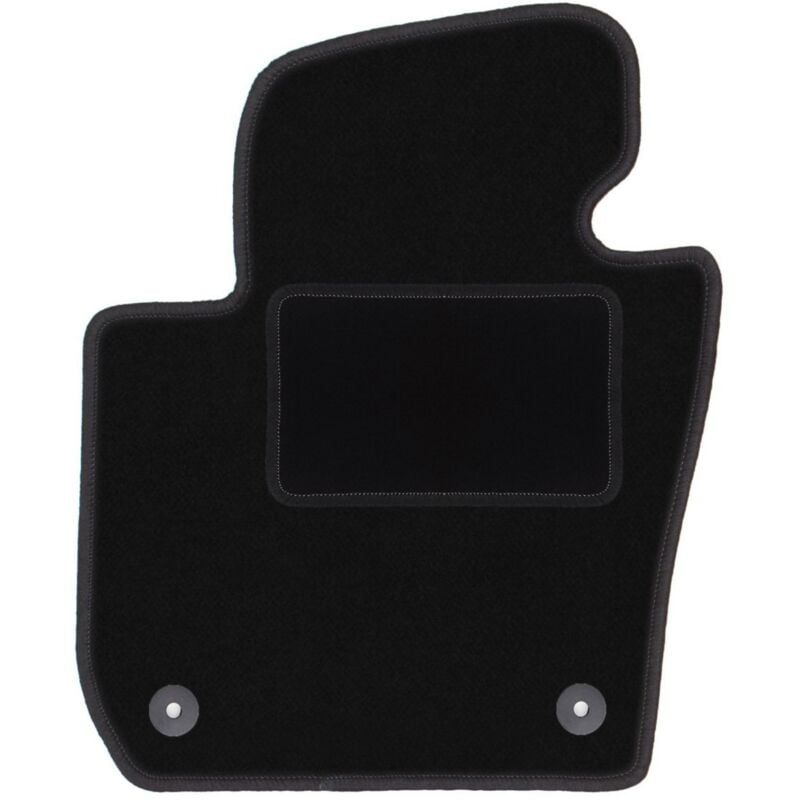 Tapis conducteur noir pour : Skoda Superb II Long berline, break (2008-2015)