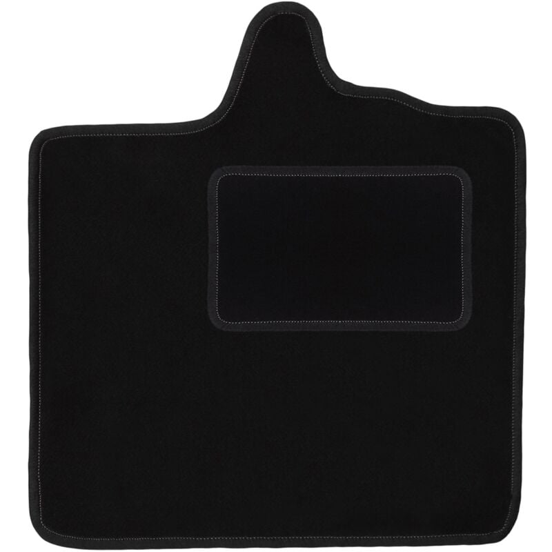 Tapis conducteur noir pour : Smart ForTwo I à hayon (1998-2007)