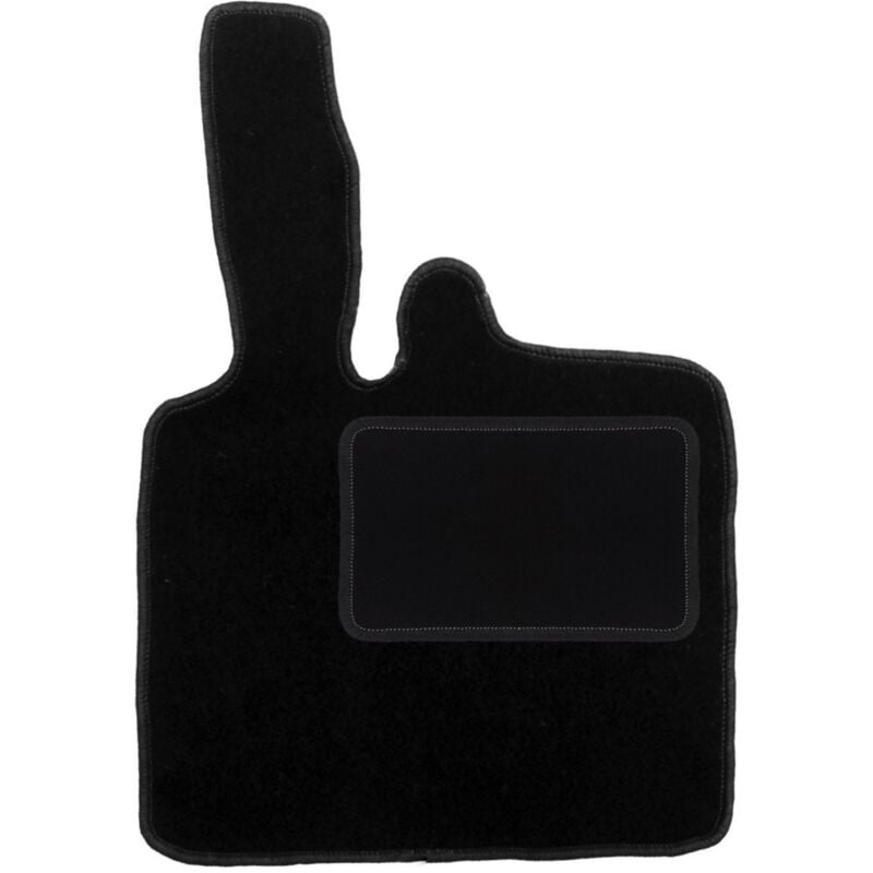 Tapis conducteur noir pour Smart ForTwo I avec patte (1998-2007)