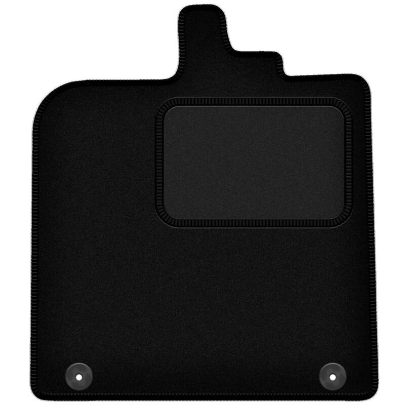 Tapis conducteur noir pour Smart ForTwo II à hayon (2007-2014)