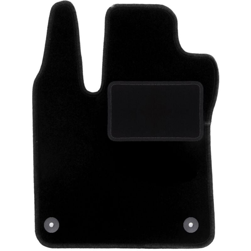 Tapis conducteur noir pour Smart Fortwo III à hayon (2014-2020)