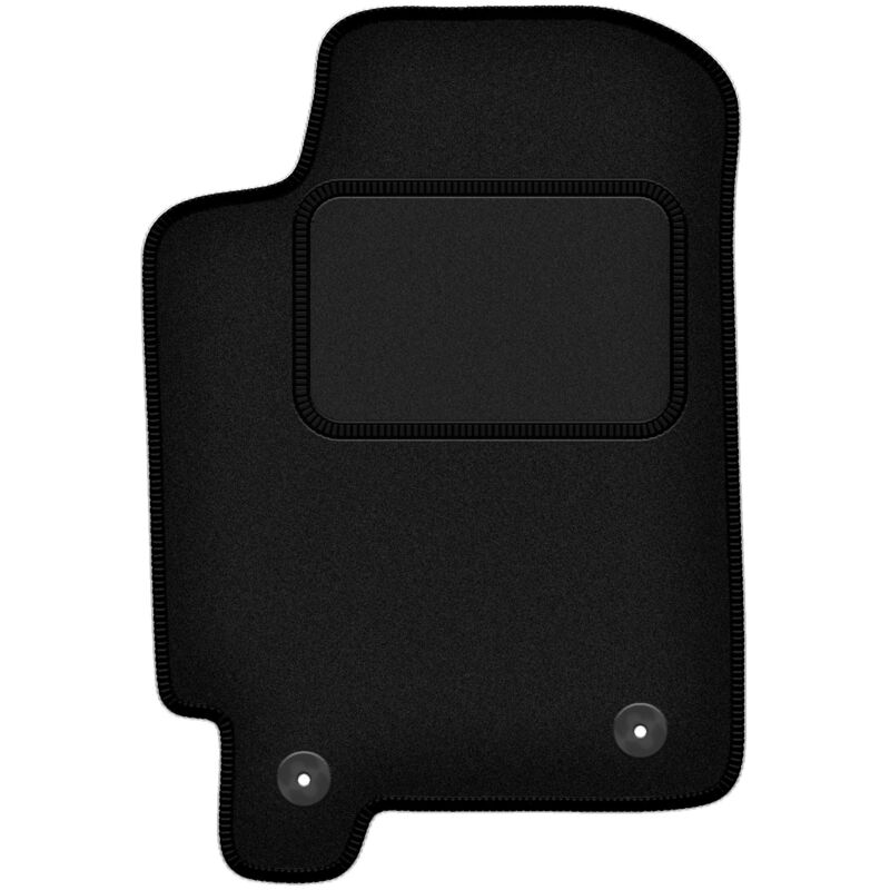 Tapis conducteur noir pour : Subaru Impreza GC avec bouches d'aération à hayon, berline, break (1992-2001)