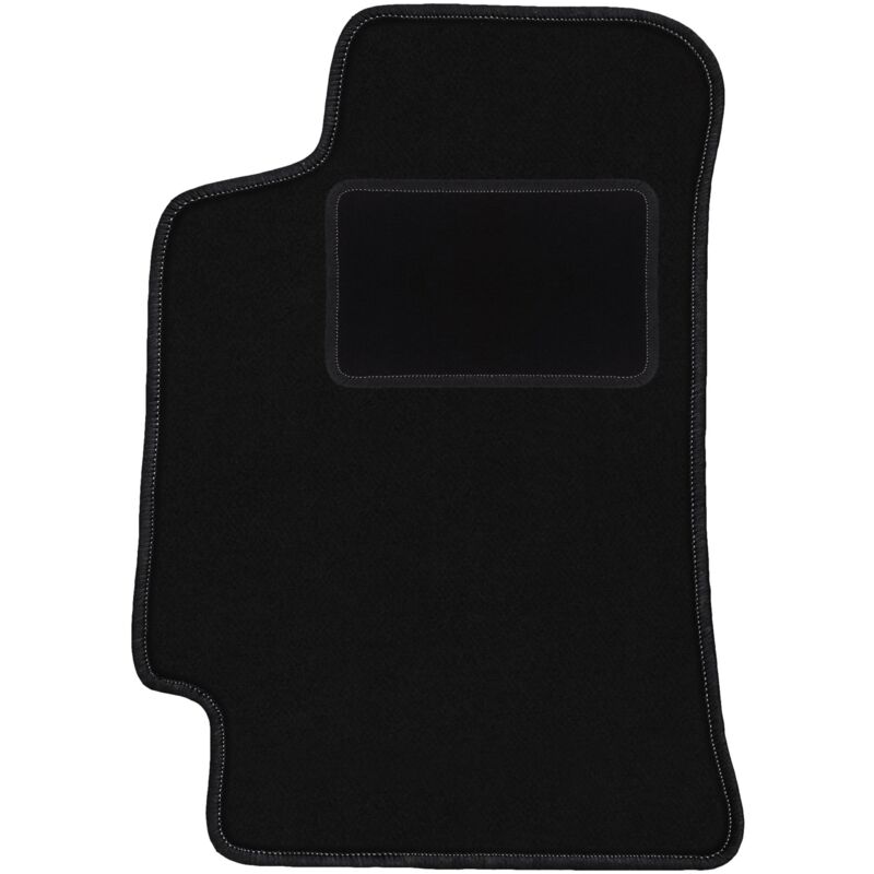 Tapis conducteur noir pour : Subaru Impreza GC (sans bouches d'aération arrière) break, berline (1993-2001)