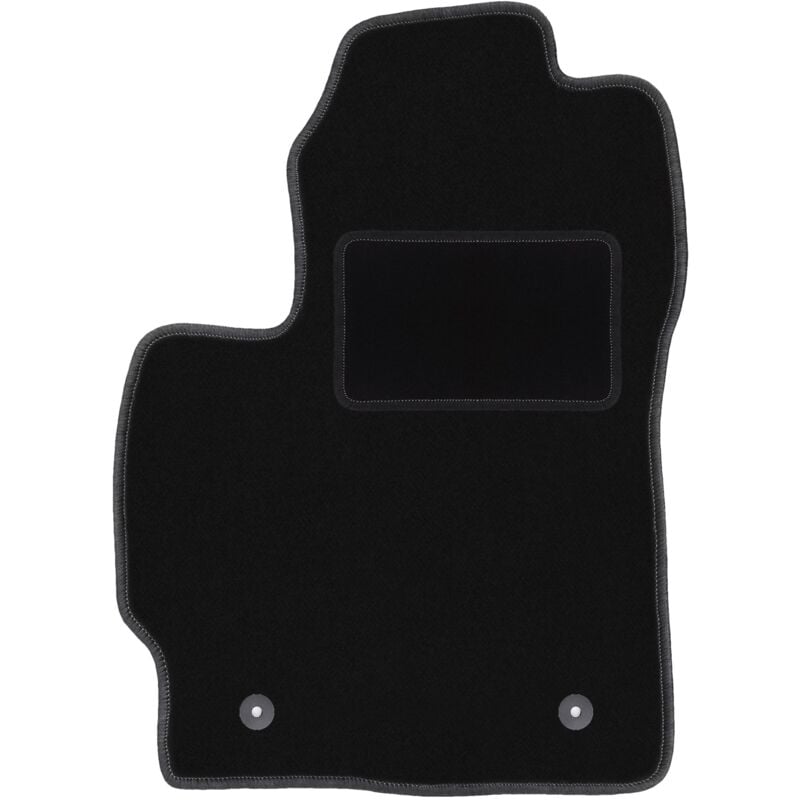 Tapis conducteur noir pour : Toyota Auris I à hayon (2007-2012)