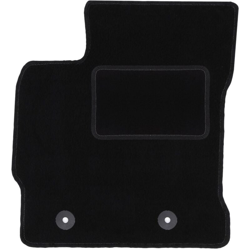 Tapis conducteur noir pour : Toyota Auris II Hybride à hayon, break (2012-2018)