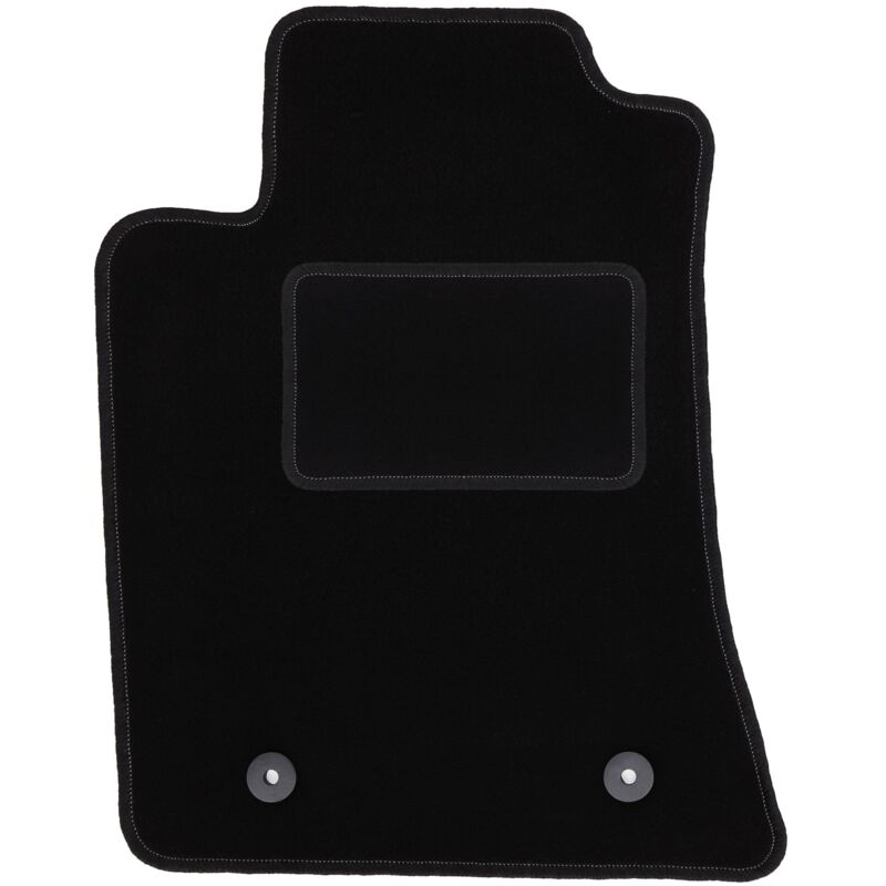 Tapis conducteur noir pour : Toyota Avensis II T25 break, liftback, berline (2003-2009)