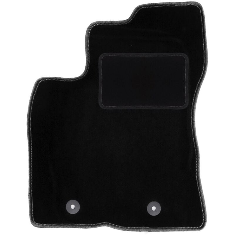 Tapis conducteur noir pour : Toyota Avensis III T27 break, berline, liftback (2009-2013)