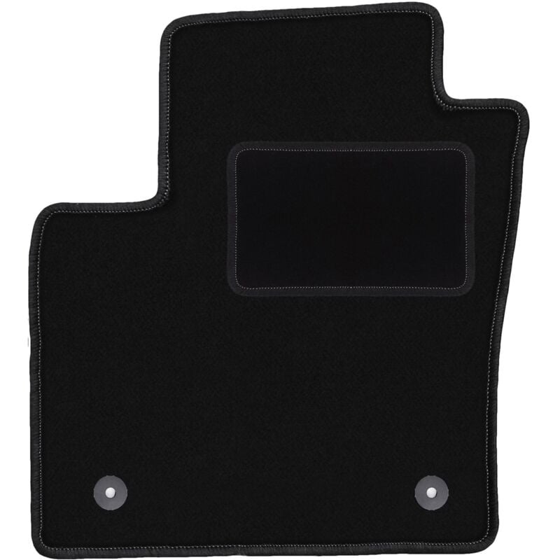 Tapis conducteur noir pour : Toyota C-HR Hybrid crossover (2016-)