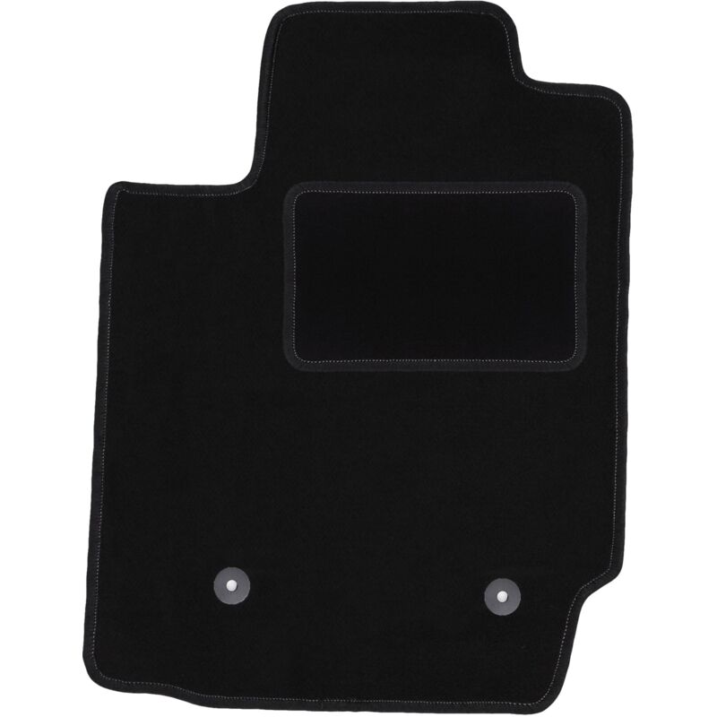 Tapis conducteur noir pour : Toyota Corolla E12 / E13 à hayon, break, berline (2002-2007)