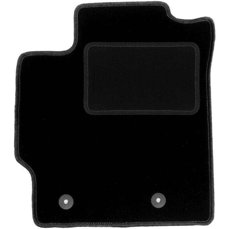 Tapis conducteur noir pour : Toyota Corolla E16 berline, hayon (2013-2019)