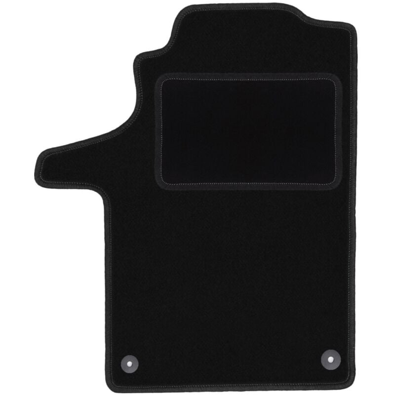 Tapis conducteur noir pour : Toyota Corolla Verso II 7 places (2004-2009)