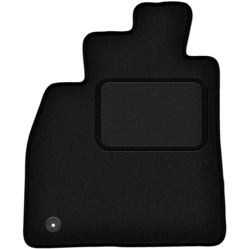 Tapis conducteur noir pour : Toyota Land Cruiser J100 tout-terrain (1998-2007)