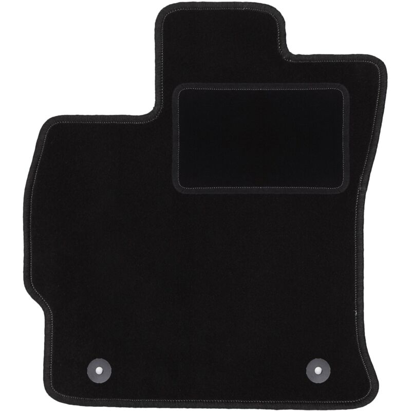 Tapis conducteur noir pour : Toyota Prius III Plus à hayon (2011-2015)