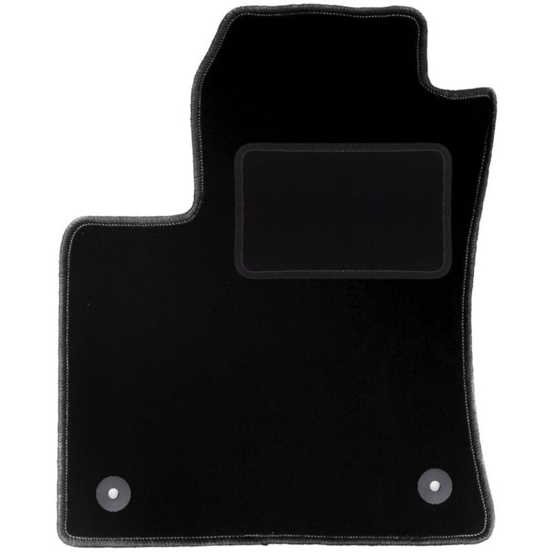 Tapis conducteur noir pour : Toyota Prius IV à hayon (2017-)