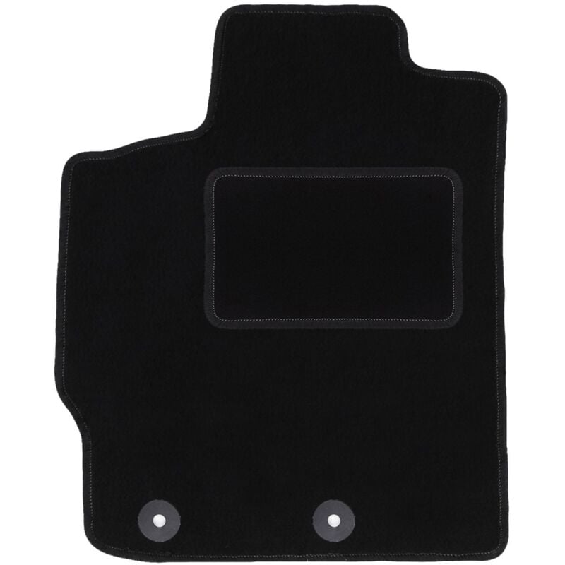 Tapis conducteur noir pour : Toyota Yaris II à hayon (2005-2011)