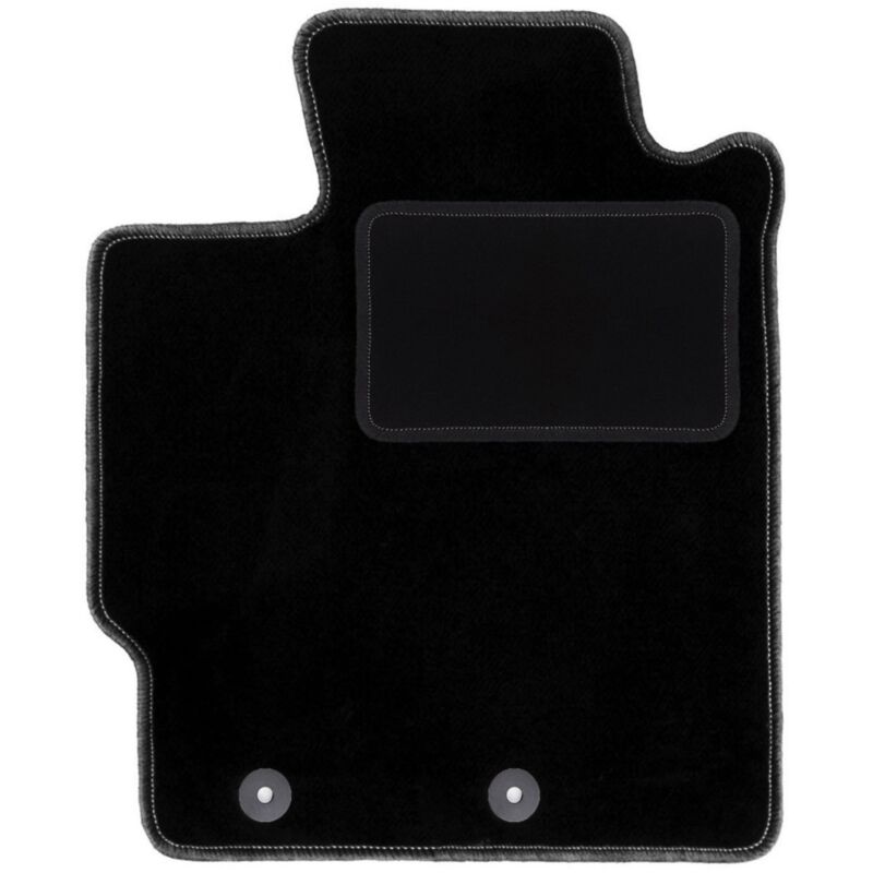 Tapis conducteur noir pour : Toyota Yaris III Hybride à hayon (2013-2017)