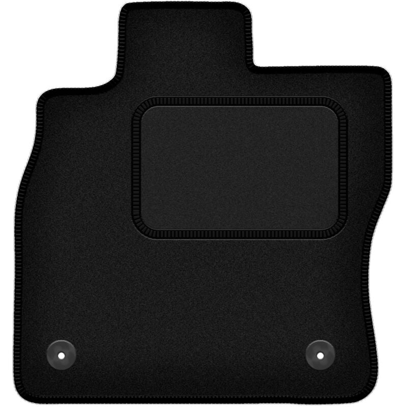 Tapis conducteur noir pour: Volkswagen Caddy IV combivan (2020-)