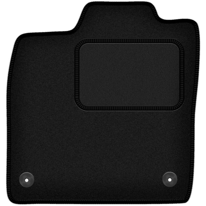 Tapis conducteur noir pour : Volkswagen ID.4 crossover (2020-)