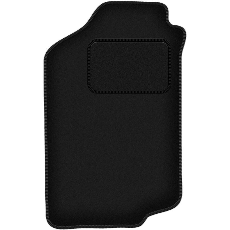 Tapis conducteur noir pour : Volkswagen Jetta II berline (1984-1992)