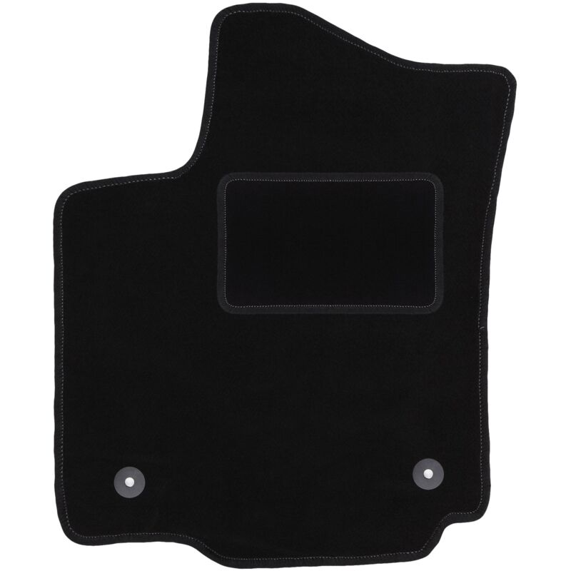 Tapis conducteur noir pour : Volkswagen Phaeton berline (2002-2016)