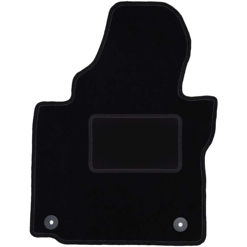 Tapis conducteur noir pour : Volkswagen Touran I monospace (2004-2010)