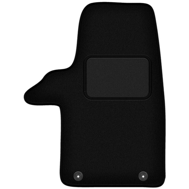 Tapis conducteur noir pour Volkswagen Transporter T6 fourgon (2015-)