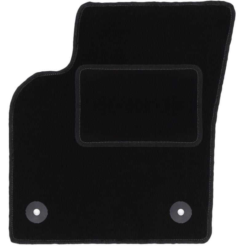Tapis conducteur noir pour : Volvo V50 break (2004-2012)