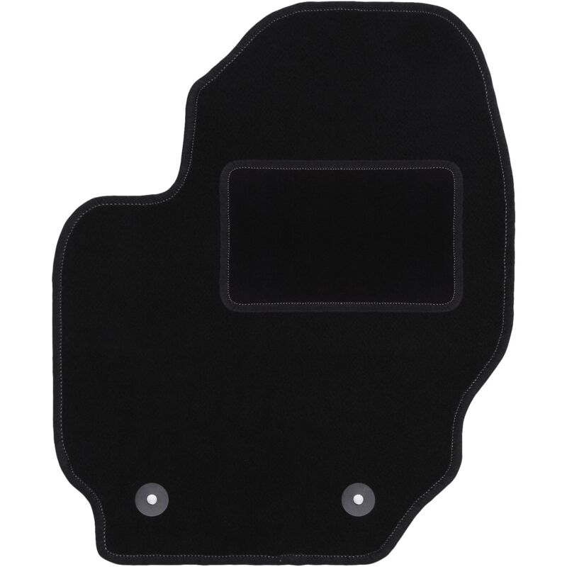 Tapis conducteur noir pour : Volvo V70 III break (2007-2016)