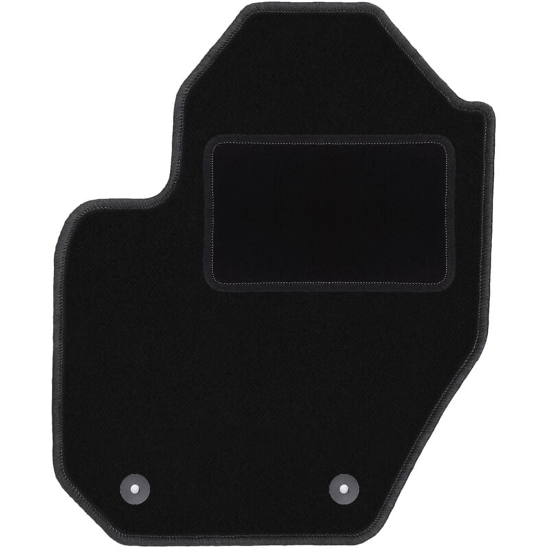Tapis conducteur noir pour : Volvo XC60 I crossover (2008-2017)