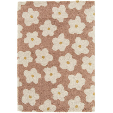 Tapis contemporain à motif floral - 160x230cm - Flora II