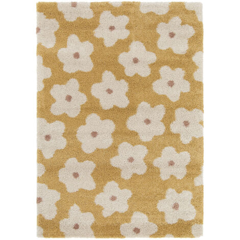 Tapis contemporain à motif floral - 160x230cm - Flora II