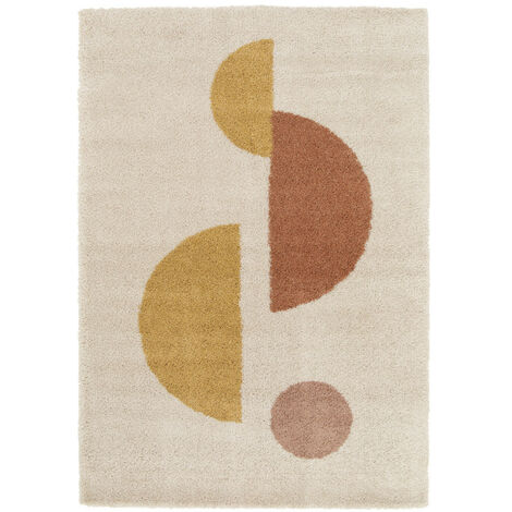 Tapis contemporain à motif géométrique - 80x150cm - LOXTON
