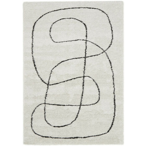 Tapis contemporain à motif organique - 160x230cm - MONA
