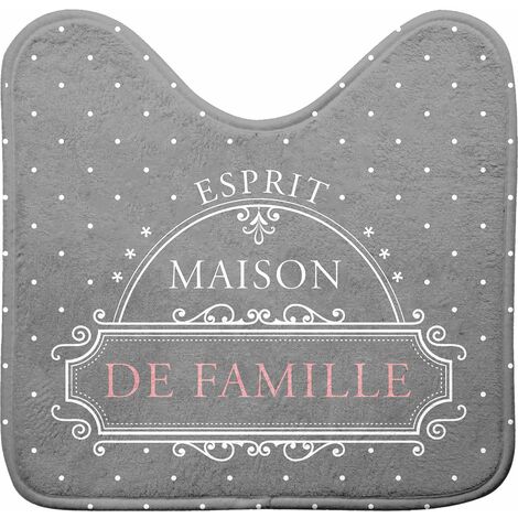 Tapis contour de WC Maison de famille