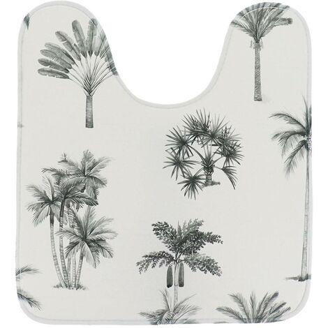 Tapis contour WC en microfibre 45 x 50 cm déco Arizona dream - TENDANCE