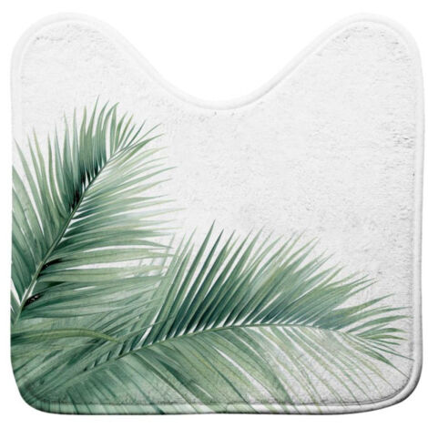 Tapis Contour WC "Havane" 45x45cm Blanc